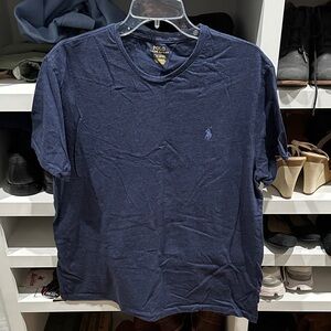 Polo by Ralph Lauren Men's Navy Tee Large